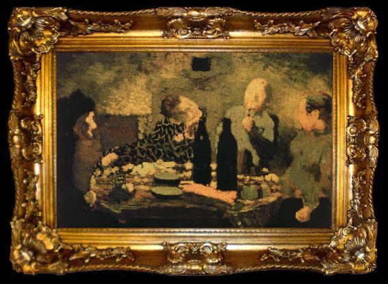 framed  Edouard Vuillard A meal, ta009-2
